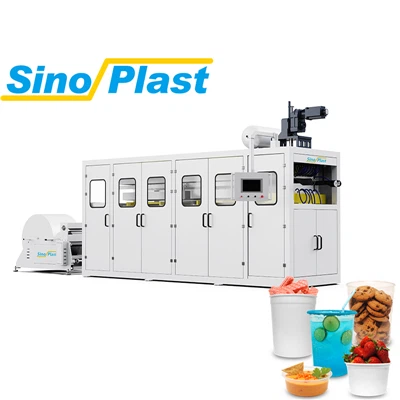 Máquina para fazer copos de plástico